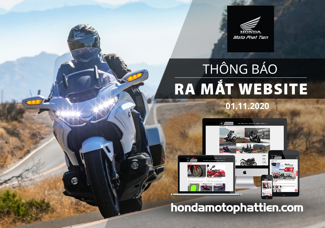 Website Honda Moto Phát Tiến chính thức đi vào hoạt động